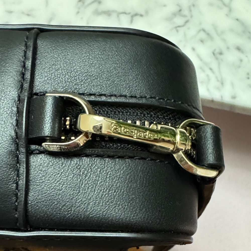 Kate Spade Black Leather Shoulder Bag - Picture 7 of 12